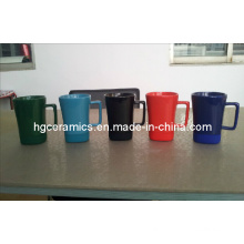 Caneca cerâmica de 16 onças com fundo de silício